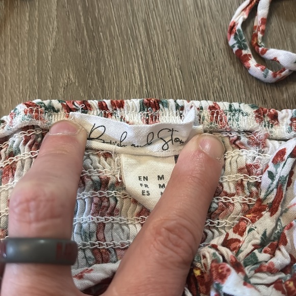 Binch and Stone Floral Tie-Strap Romper - Picture 2 of 3